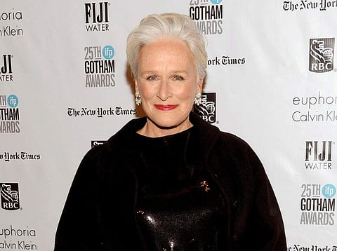 Actor Glenn Close says every human being is flawed, but that does not negate their talent. | Associated Press