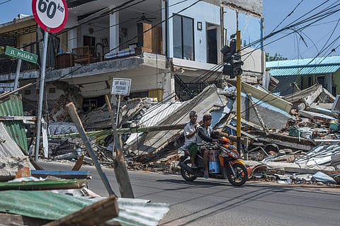 A major earthquake rocked Indonesia's Lombok island in August killing 400. (Photo |  AP)