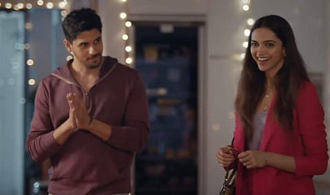 Deepika Padukone and Sidharth Malhotra in Oppo F9 Pro ad. (YouTube screengrab)