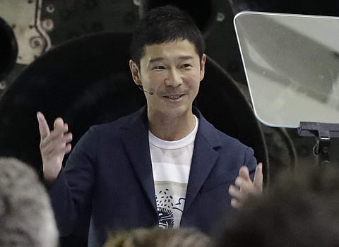 Yusaku Maezawa IS Japanese billionaire and online fashion tycoon. (Photo | AP)