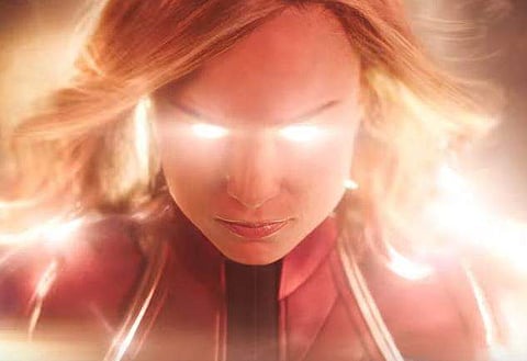 Snippet from the 'Captain Marvel' trailer. | Image Courtesy: Youtube