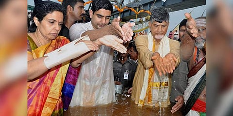 The commission concluded that the evidence showed the stampede began after the Chief Minister finished inauguration and entered into his van.  (File photo | PTI)