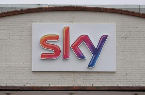 The Sky News logo is seen on the outside of offices and studios in Britain. (Photo | File/ Reuters)