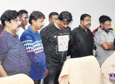 Maruthi Rao and the other accused, involved in the murder of Pranay, were arrested by the police, in Nalgonda. (File| EPS)