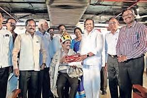 Vijayawada cop’s ‘Manishi Na Basha’ book of poems released