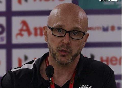 NorthEast United head coach Eelco Schattorie (Photo | Twitter/NEUFC)