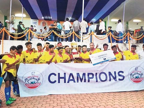 Rural hockey meet concludes after 21 months, Kahupani champions