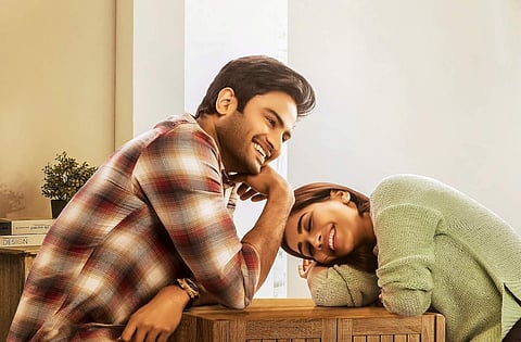 Sudheer Babu, Nabha Natesh in ''Nannu Dochukunduvate'.