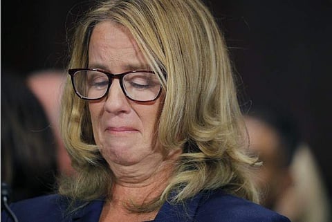 Christine Blasey Ford .(Photo | AP)