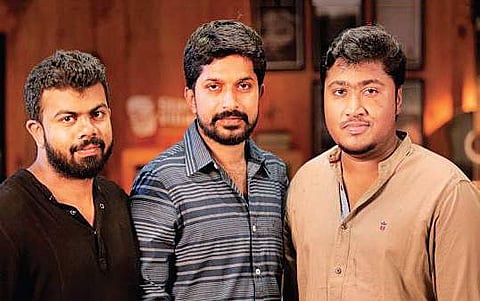 The core team of CAT Entertainments - Manu Joseph, Amarnath Sankar and Chachu Jacob