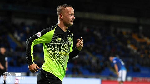 Celtic's Leigh Griffiths during a  Scottish League Cup match on 26 Sept. 2018 (Photo | @celticFC/ Twitter)