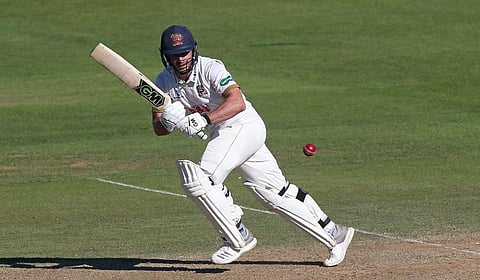 Essex captain Ryan ten Doeschate plays a shot against Surrey (Photo | Twitter/Essex cricket)