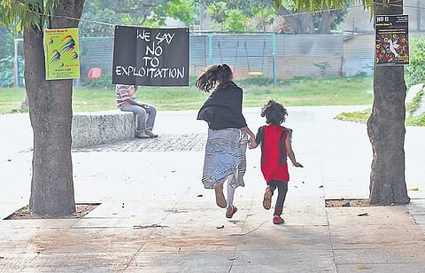 A nationwide campaign on violence against women and fight for equality started at Freedom Park in Bengaluru on Thursday | Vinod Kumar T
