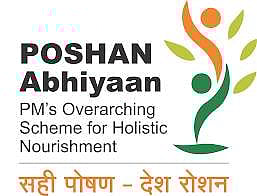 Logo of the government nourishment scheme Poshan Abhiyan. (WCD Ministry website)