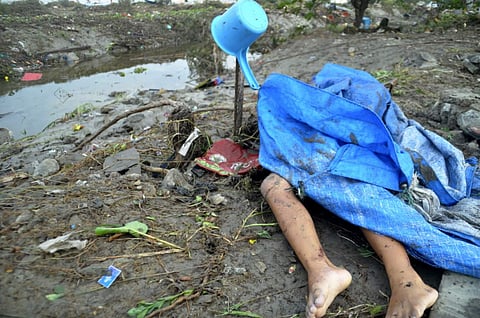A powerful quake and tsunami left scores dead on the central Indonesian island of Sulawesi, officials said Saturday, as hospitals struggled to cope with hundreds of injured and rescuers scrambled to reach the stricken region. (Photo | AP)