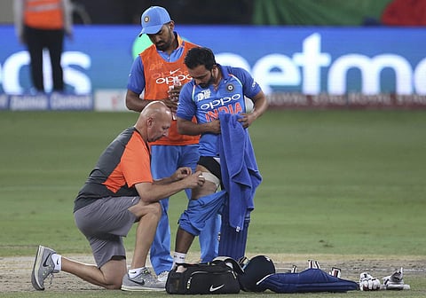 Jadhav, who returned to the Indian team after being out of action for almost three months nursing a hamstring injury, experienced the problem once again in the final of the Asia Cup as he tried to steal a quick single after hitting the ball to mid-off. (P