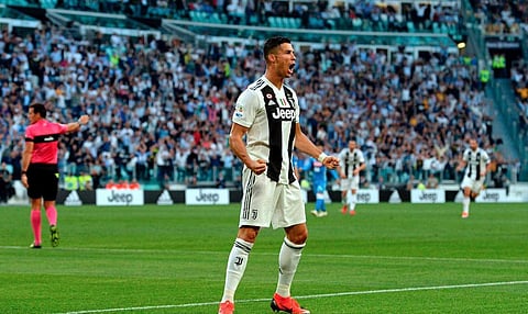 Juventus star Cristiano Ronaldo during match against Napoli (Photo | Twitter/Juventus FC)