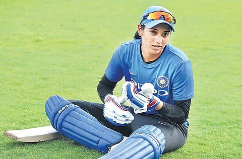 Smriti Mandhana during India’s preparatory camp in Chennai. (Photo: | EPS  / D Sampathkumar)
