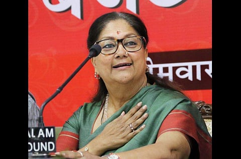 Rajasthan CM Vasundhara Raje (File | PTI)