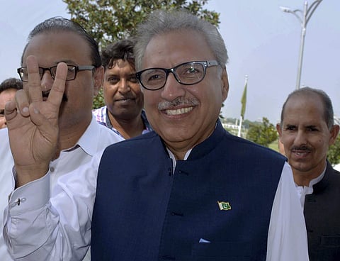 Dr Arif Alvi is the 13th president of Pakistan. (Photo | AP)