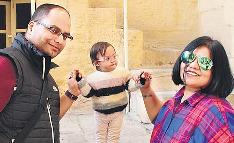 Himanshu and Kavita adopted Veda when she was a 14-month-old baby