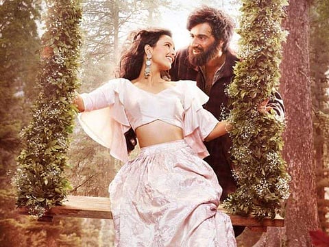 The poster of 'Laila Majnu'.