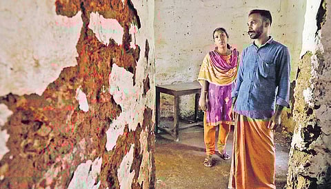 A flood-affected house at Mullassery near Nedumbassery | Melton Antony