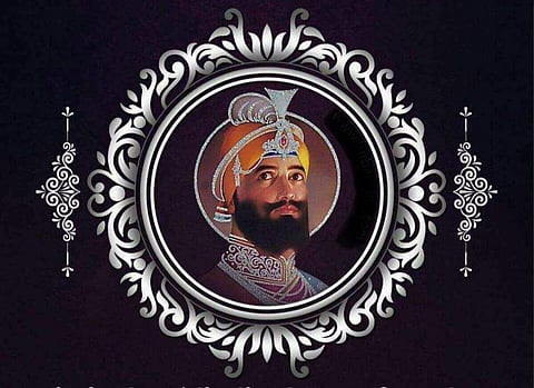 Guru Gobind Singh. (Photo| Twitter/ Preet Kaur Gill MP)