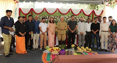 As director Shankar launches the Kamal Haasan starrer 'Indian 2' on Friday, Here are some quick facts to remember from the first part. IN PIC: A photo of the cast and crew of 'Indian 2' on the launch day. (Photo | Twitter)