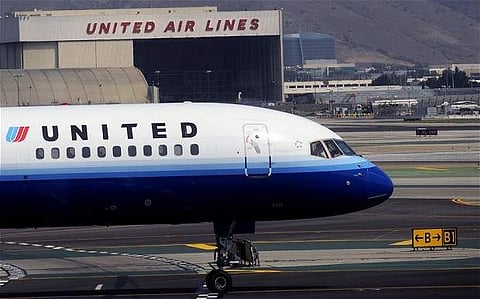 Image of an United Airlines flight for representational purpose (File Photo | AP)