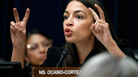 Congresswoman Alexandria Ocasio-Cortez. (Photo| AP)