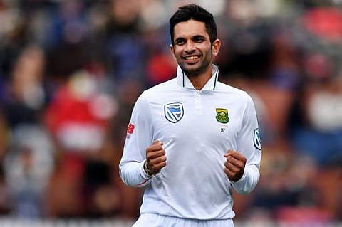 South Africa's Keshav Maharaj.  | AFP