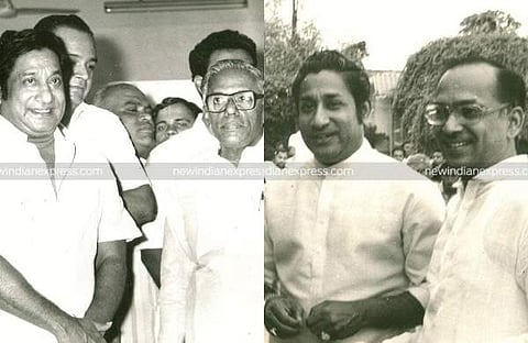 On the birth anniversary of Kollywood actor Sivaji Ganesan, let us take a look at some of the rare photos of Nadigar Thilagam. (File Photo | EPS)