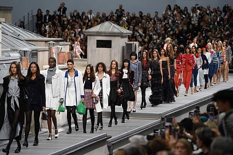The Chanel show at the Paris fashion week. (Photo| AFP)