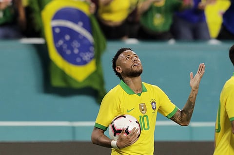 Brazil forward Neymar. (Photo | AP)