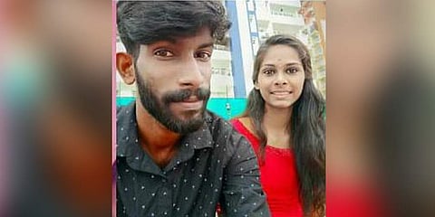 The boy Midhun (L) with Devika aka Paru