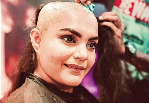 The standard hair length for donations varies from eight to 10 inches