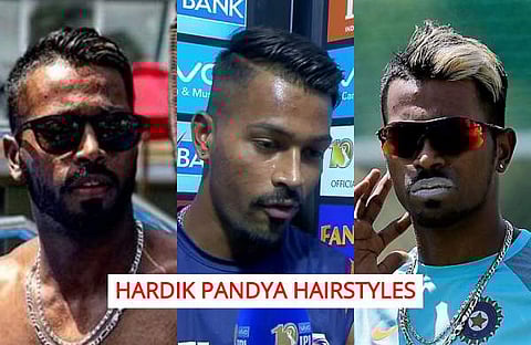 As India cricketer Hardik Pandya turned 26 on Friday, let us take a look at some of the different hairstyles the all-rounder experiment with over the years.
