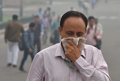 The city's AQI is predicted to slip to 239 on Saturday October 12.