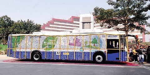 An image of the electric bus used for representational purpose only. (Photo | EPS)
