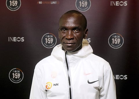 Marathon runner Eliud Kipchoge from Kenya. (Photo | AP)
