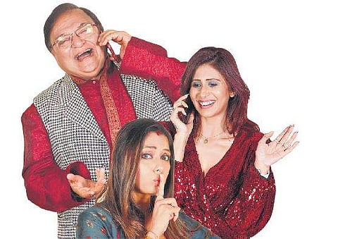 Clockwise from top: Rakesh Bedi, Kishwar Merchant, Roopali Ganguly.