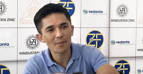 Indian football team captain Sunil Chhetri (Photo | PTI)