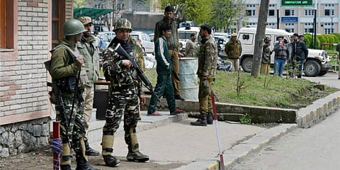 A police official said random checking of vehicles and frisking of people was being done as part of the security drill. (File Photo | PTI)