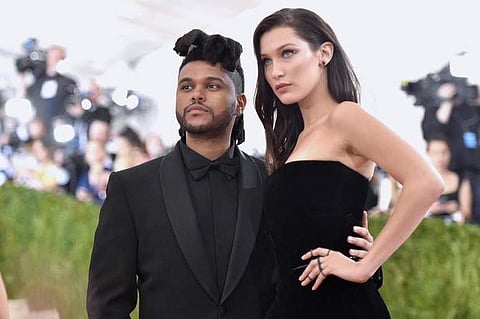 Supermodel Bella Hadid and singer The Weeknd. (Photo | File, AFP)