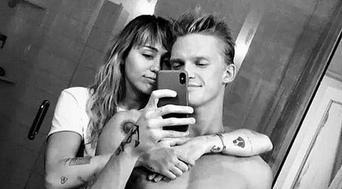 Singers Miley Cyrus and Cody Simpson. (Photo | Instagram)