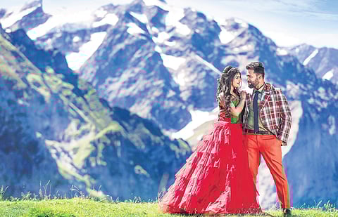 Still from the film, Bharaate