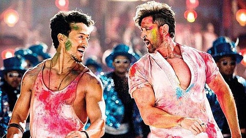 A still from Hrithik Roshan, Tiger Shroff-starrer 'War'.