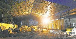 plastic recycling plant at the Ajit Singh Nagar dumping yard (File Photo |EPS)