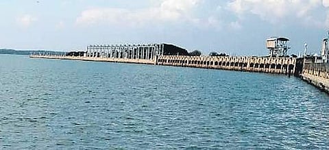 The brimming KRS Dam on Wednesday | Express